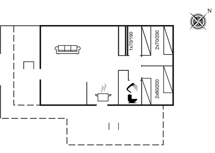 Holiday home Fridborg - 1km From The Sea By Interhome Oksbol (Syddanmark)